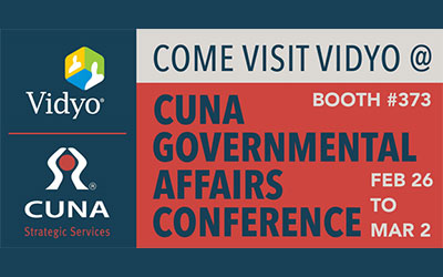 Visit Vidyo at the 2017 CUNA Governmental Affairs Conference